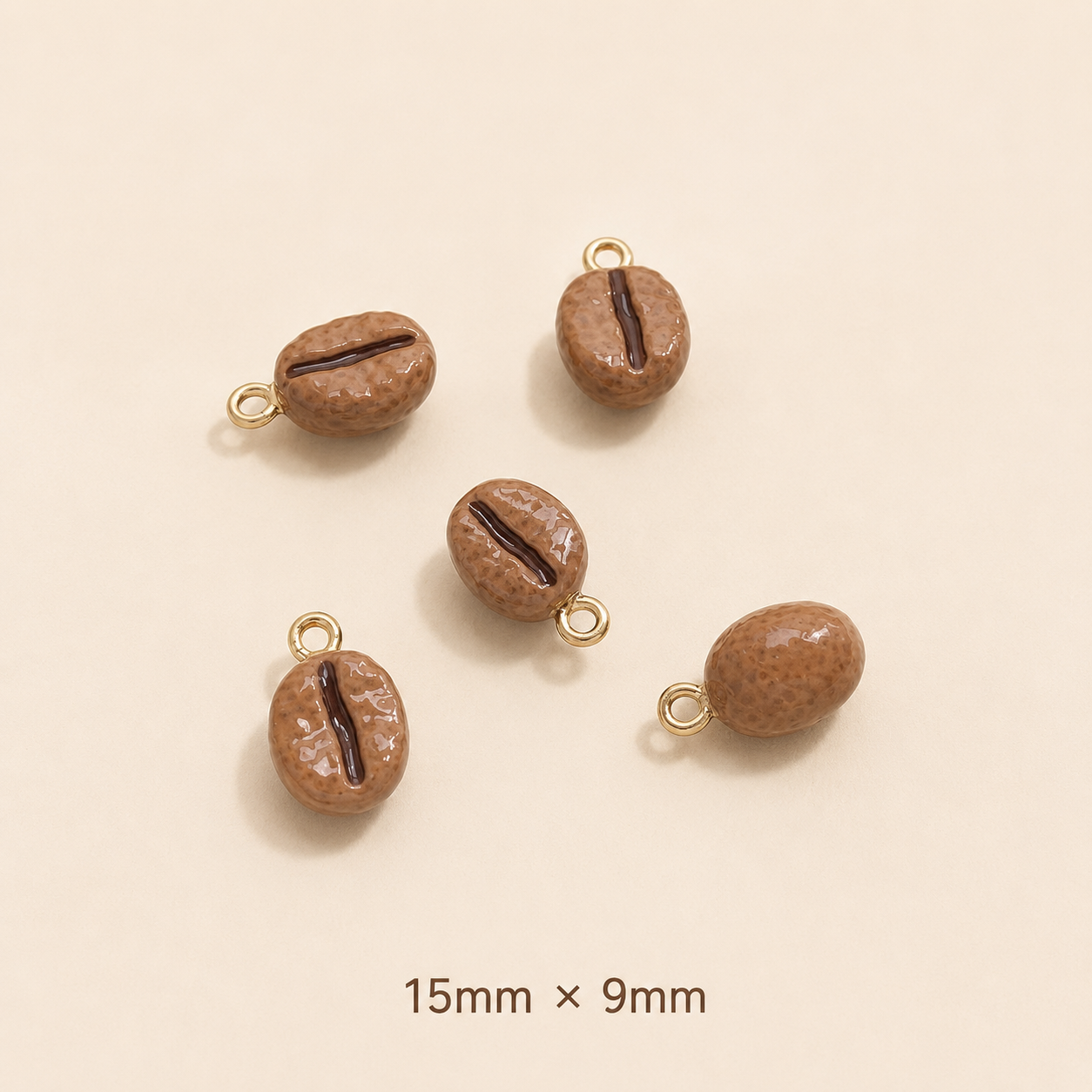 Coffee Bean Charm
