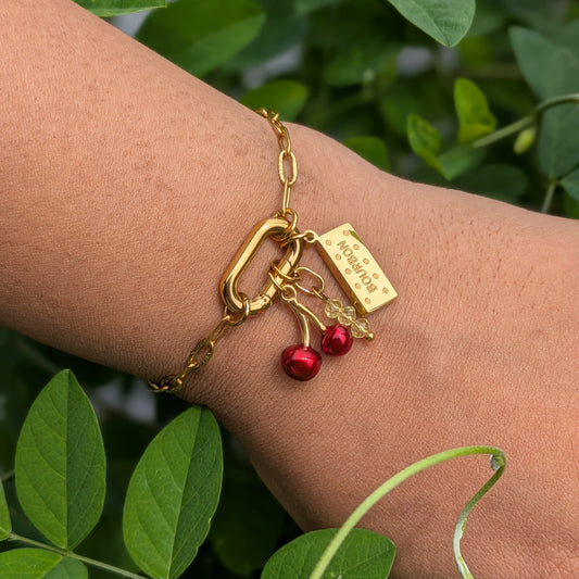 Carabiner Charm Bracelet