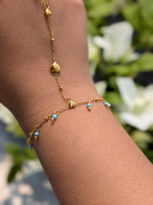 Firozi Hand Chain