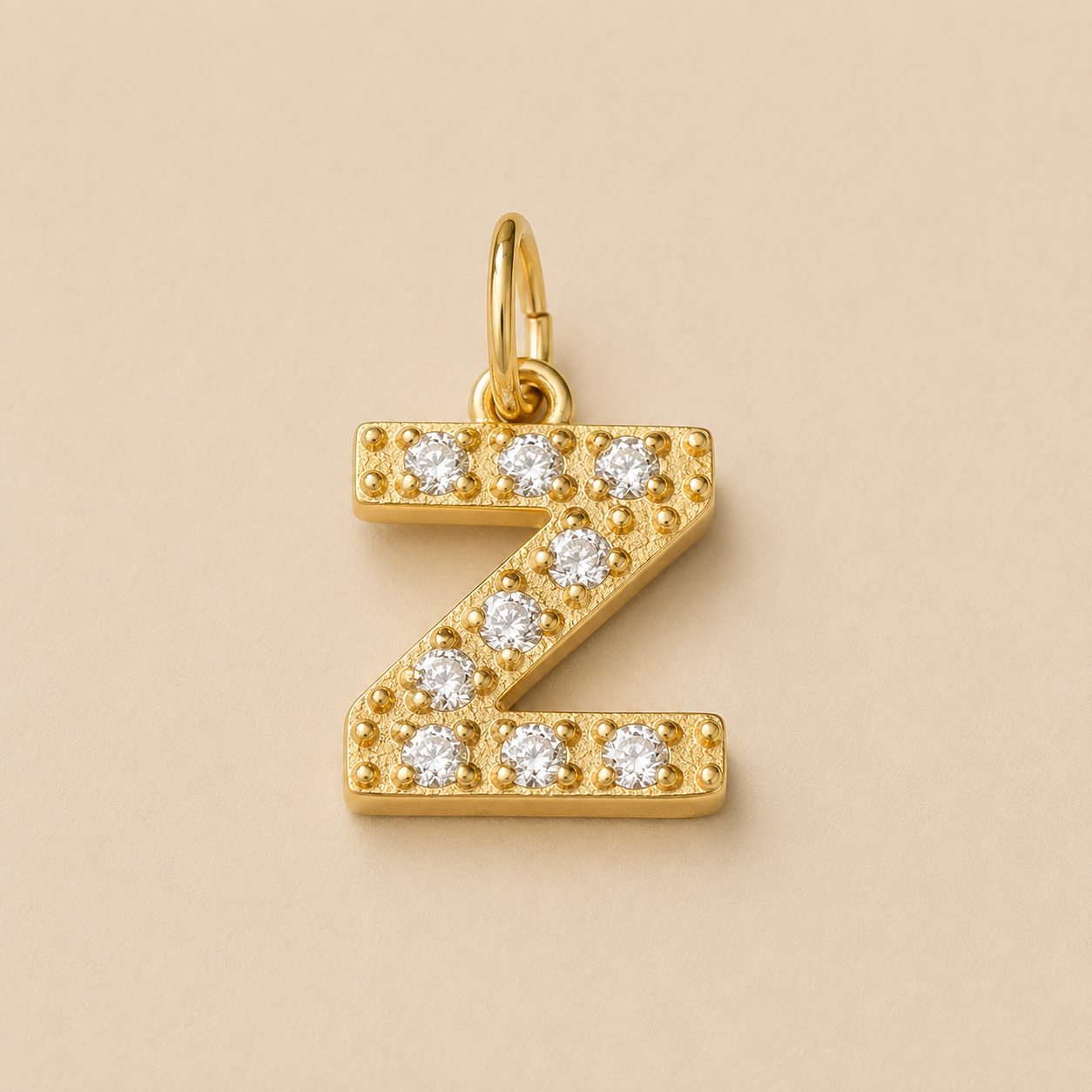 Crystal Letter Charms
