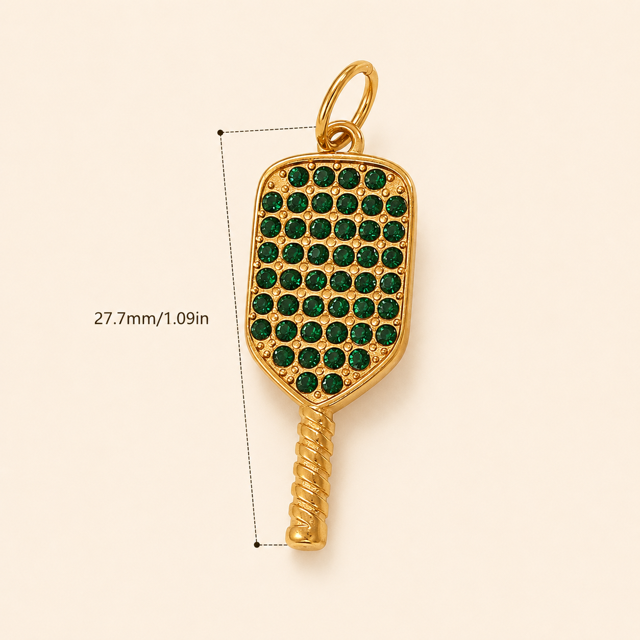 Pickleball Racket Charm