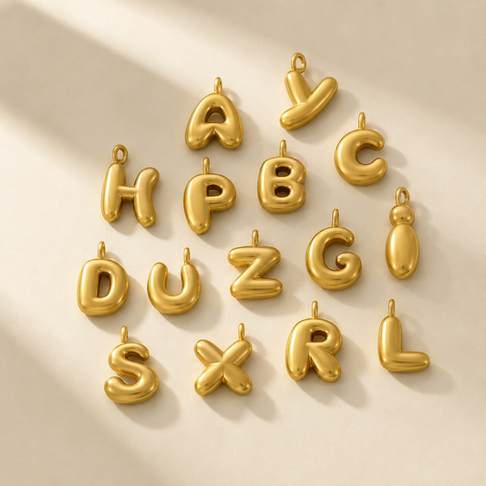 Balloon Letter Charms