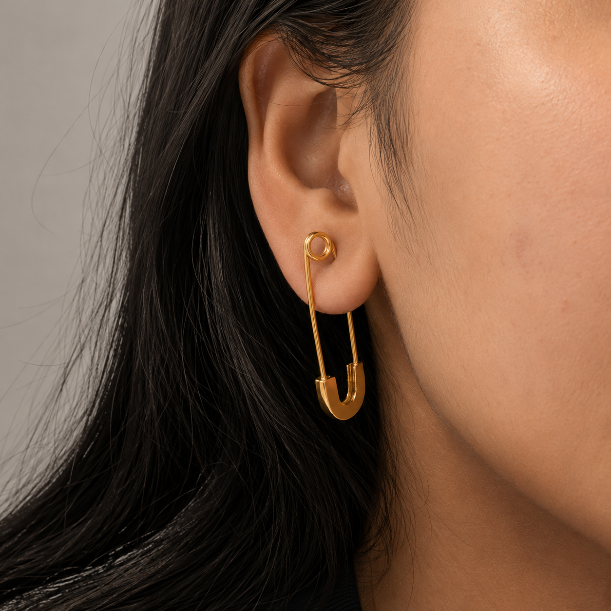 Safety Pin Earrings