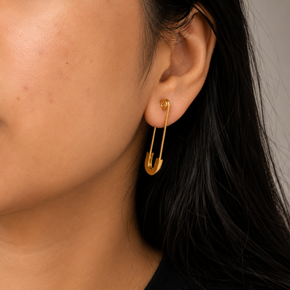 Safety Pin Earrings