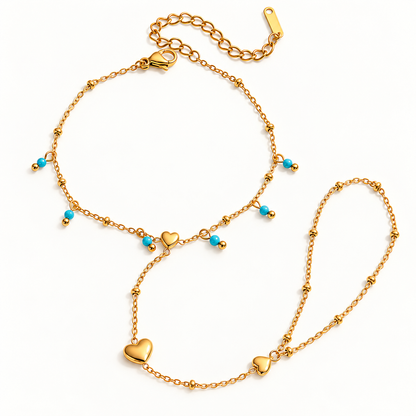 Firozi Hand Chain