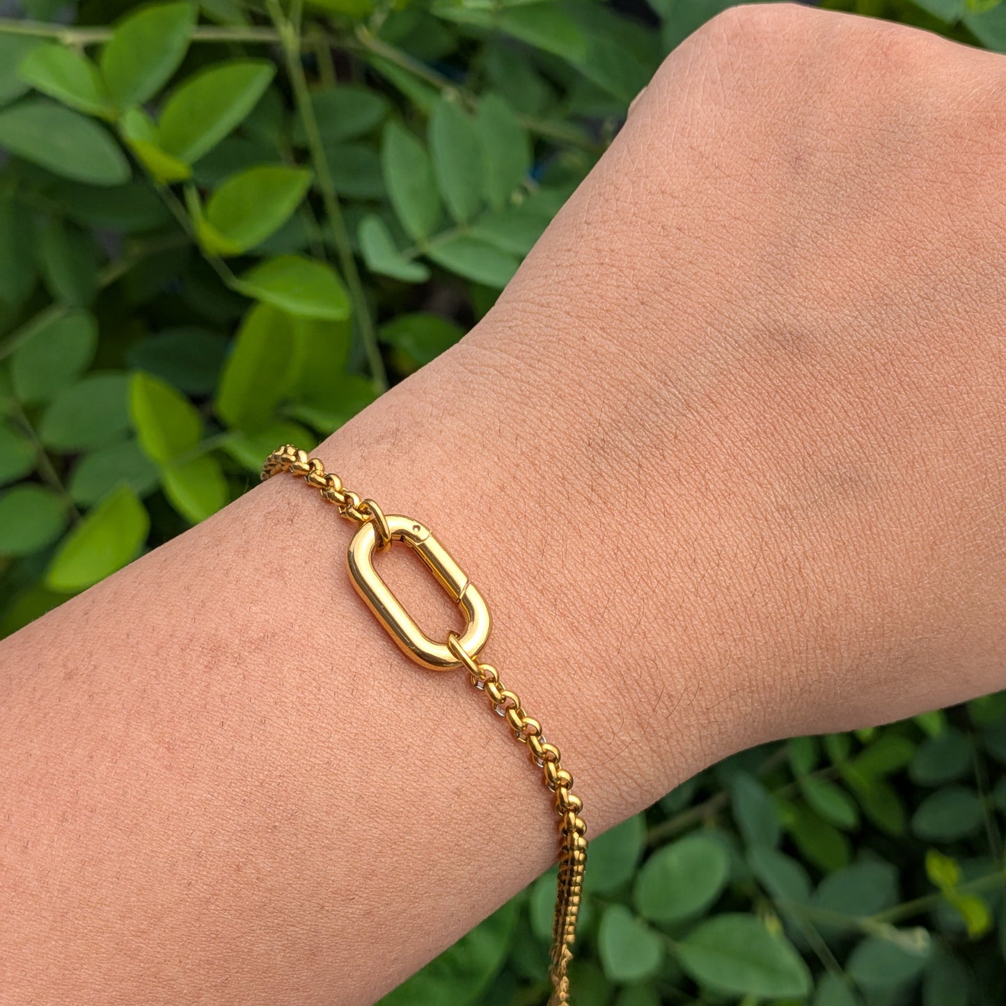 Carabiner Charm Bracelet