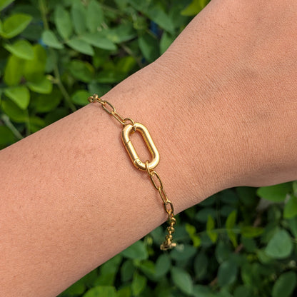 Carabiner Charm Bracelet