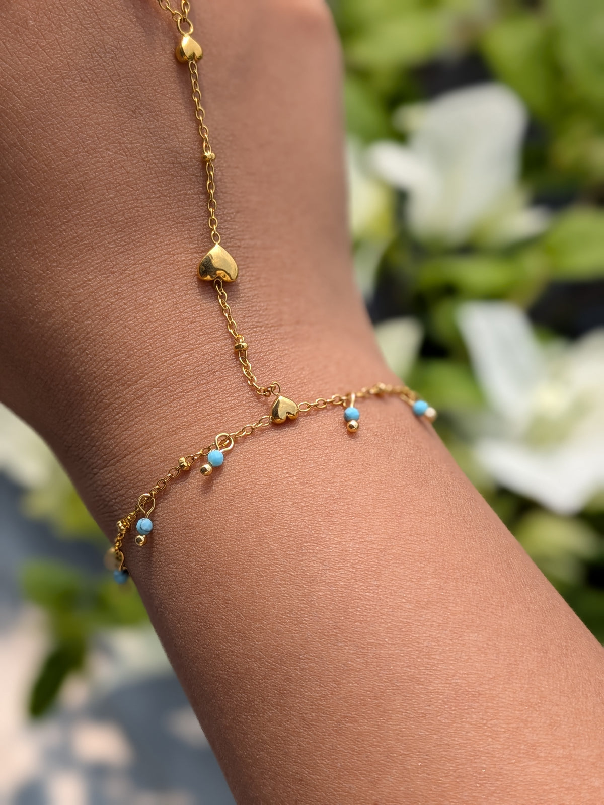 Firozi Hand Chain