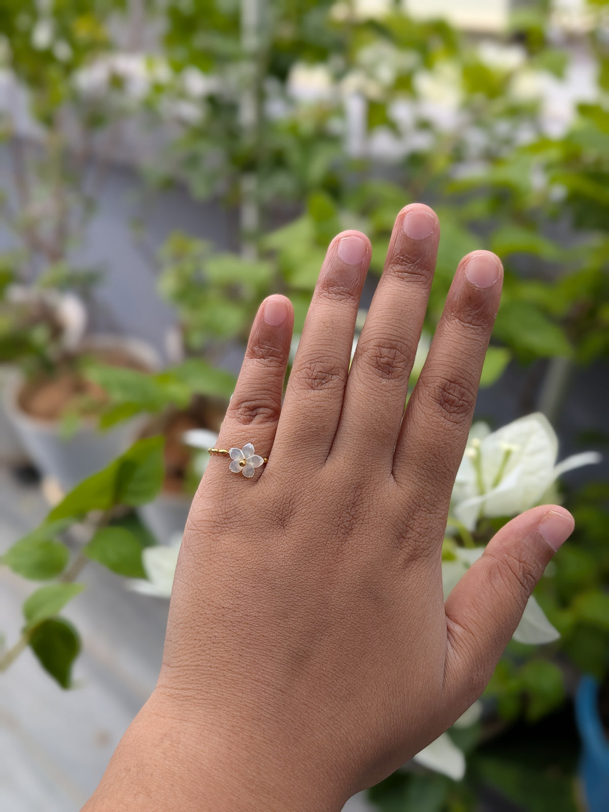 Periwinkle Pinky Ring