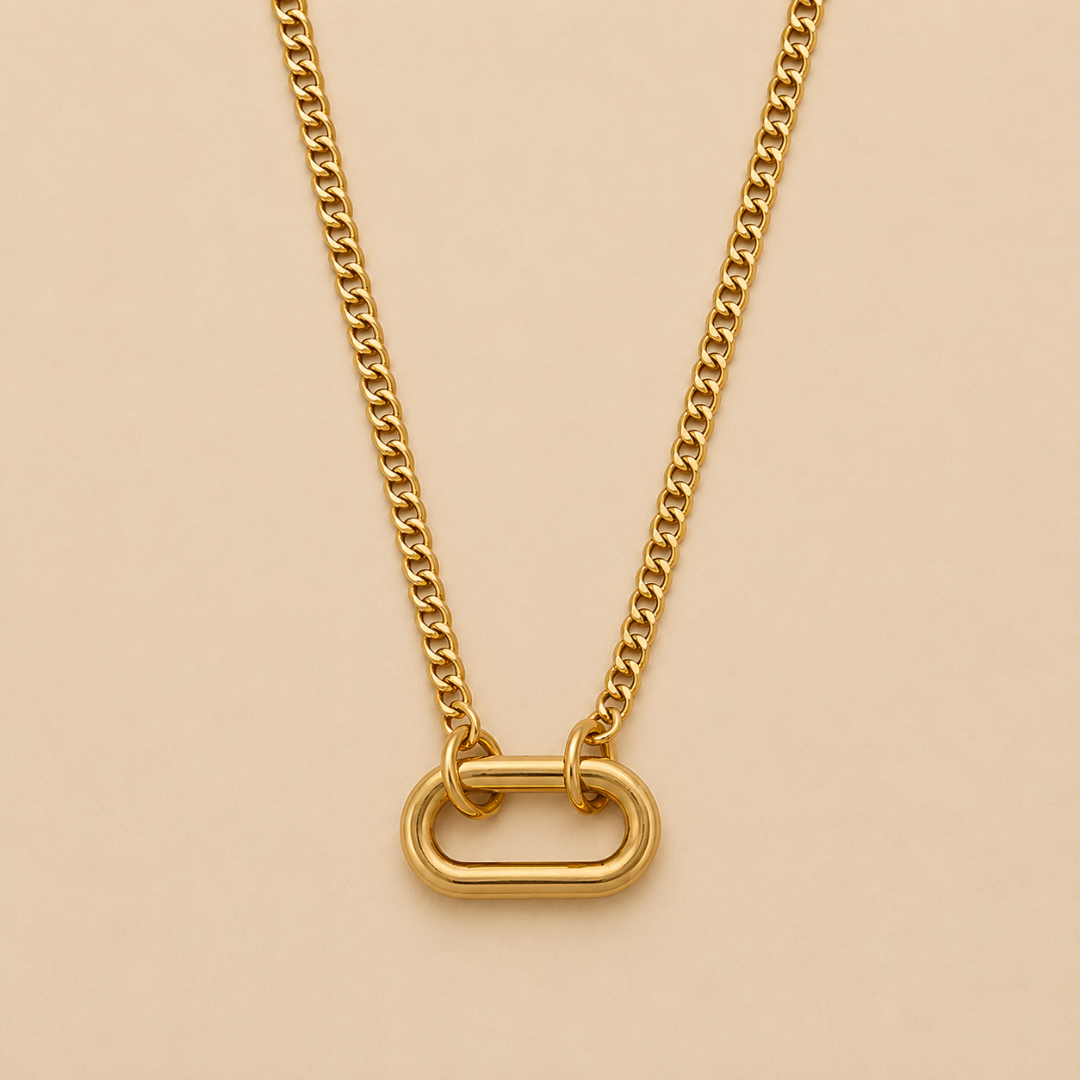 Carabiner Charm Necklace