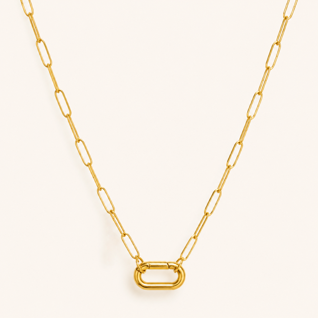 Carabiner Charm Necklace