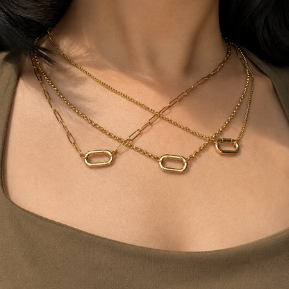 Carabiner Charm Necklace