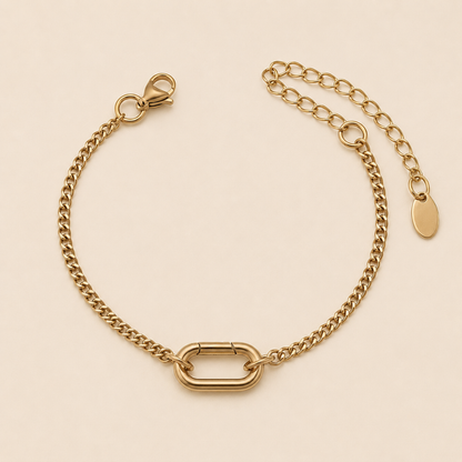 Carabiner Charm Bracelet