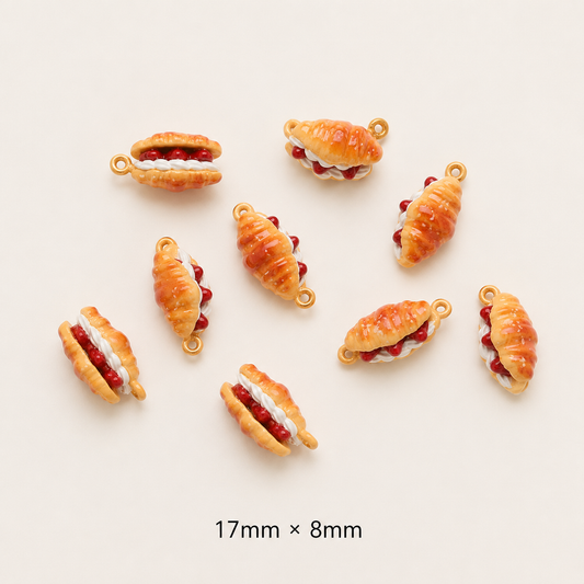 Croissant Sandwich Charm