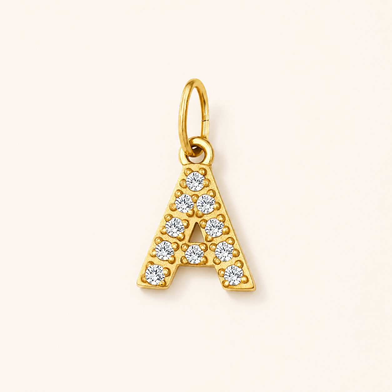 Crystal Letter Charms