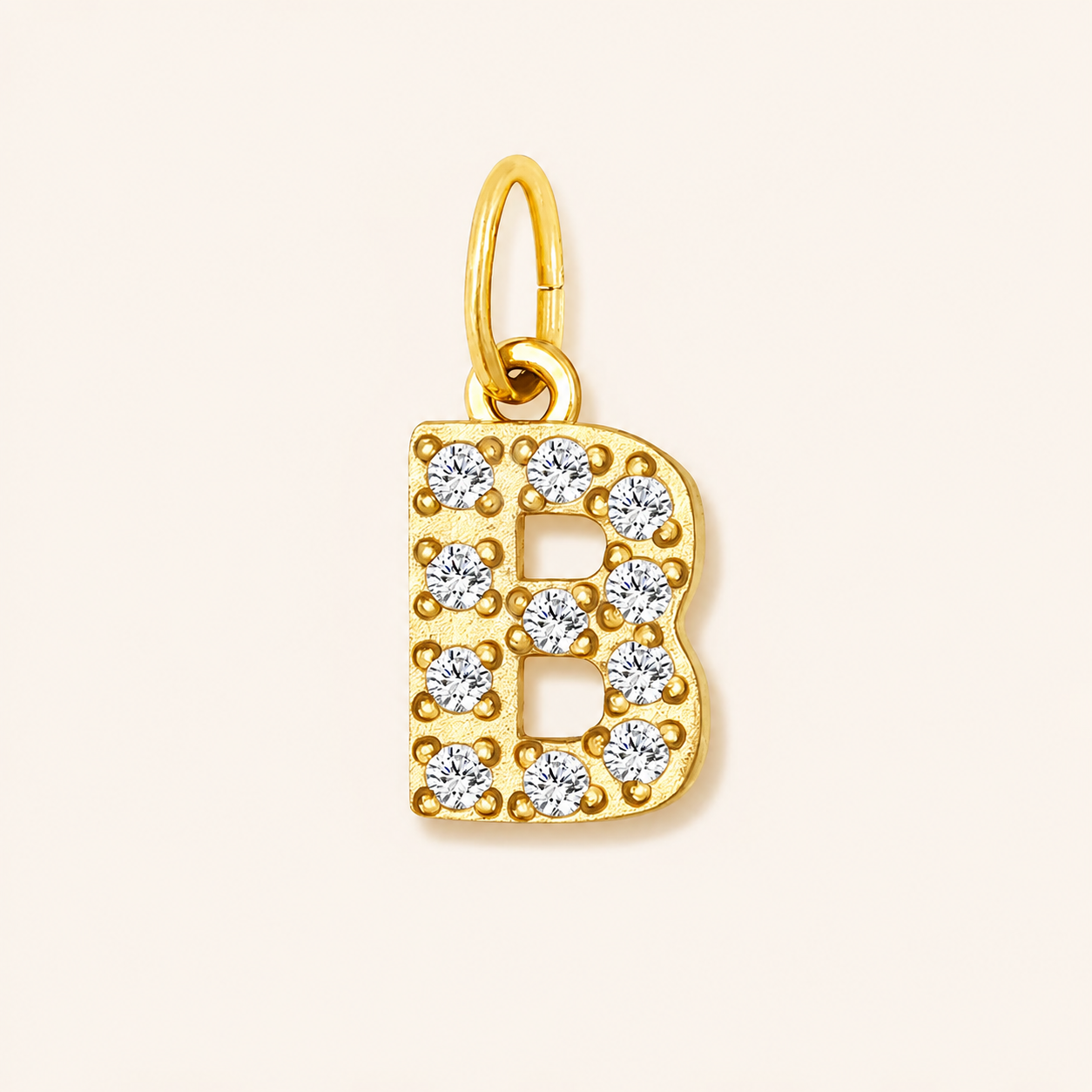 Crystal Letter Charms