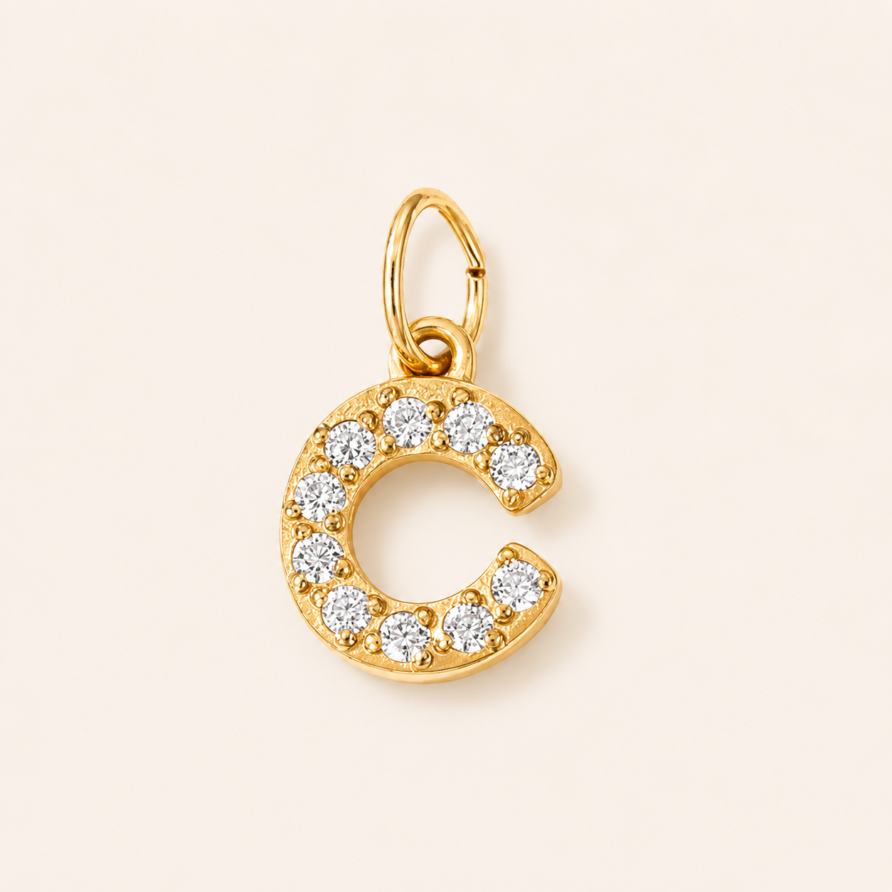 Crystal Letter Charms