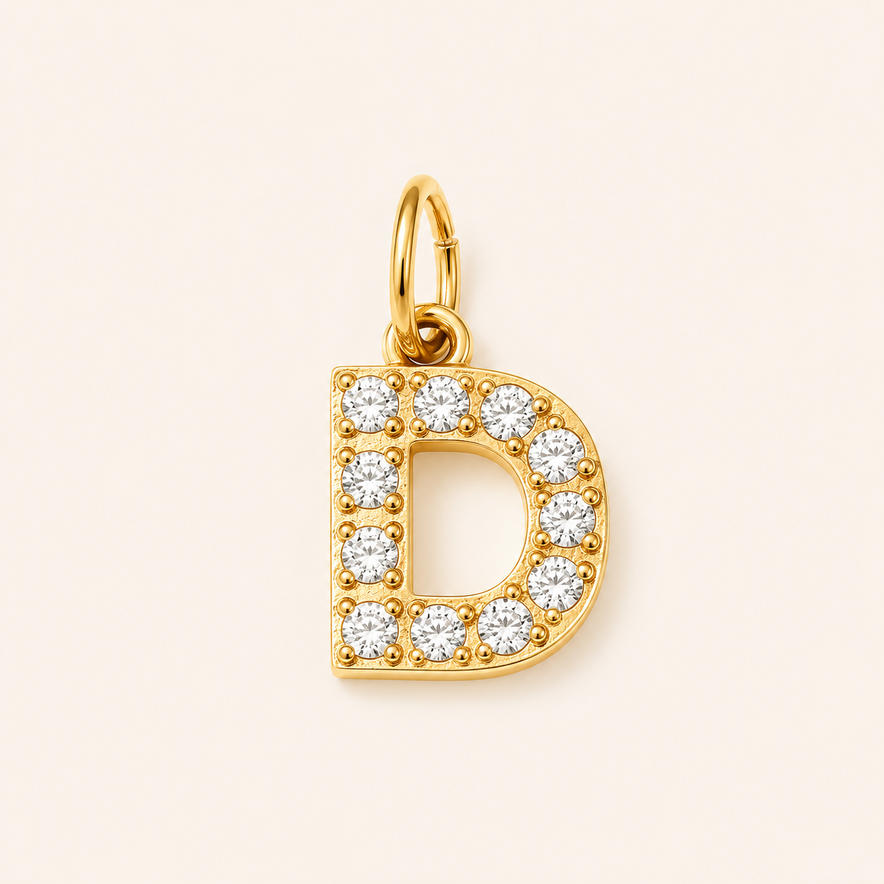 Crystal Letter Charms