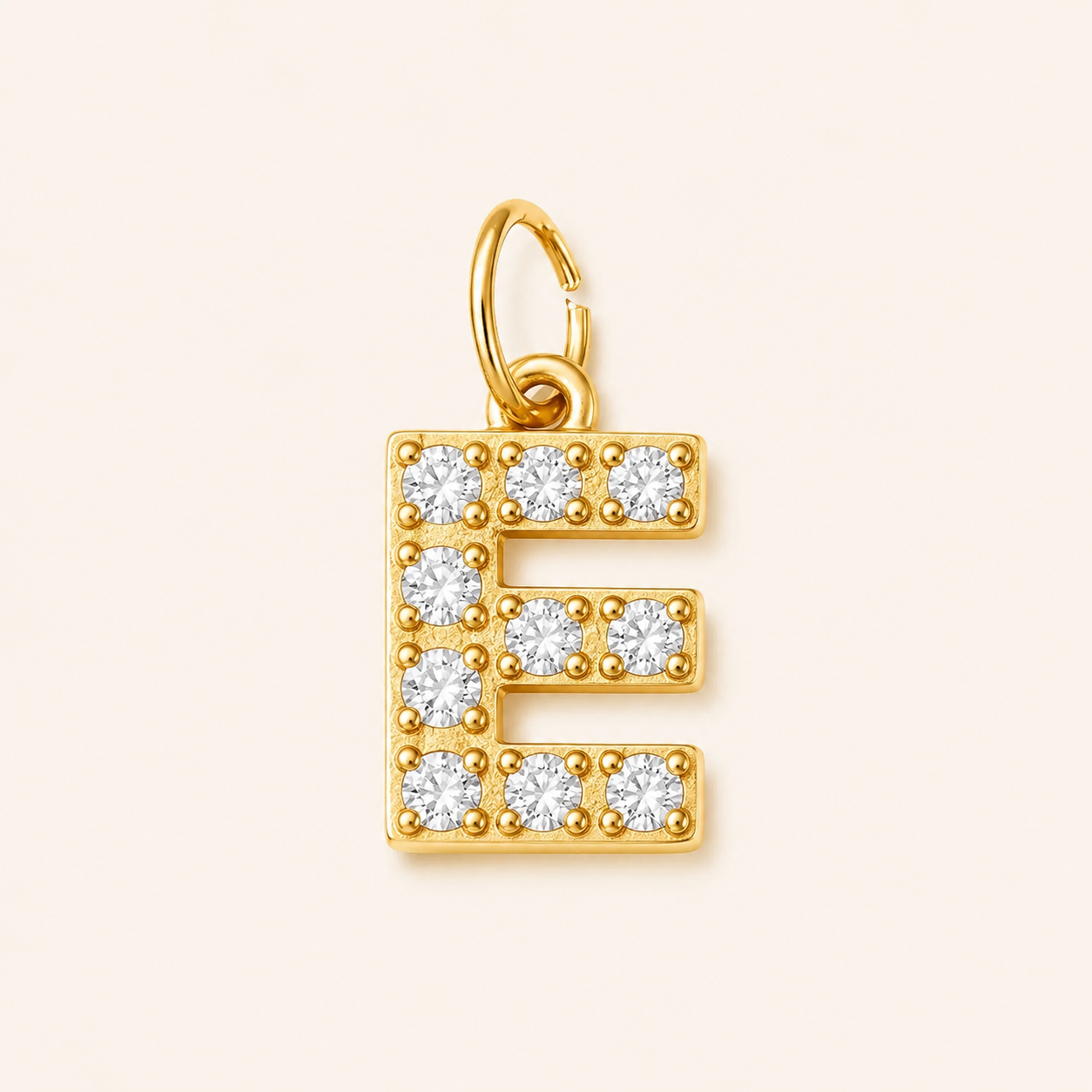 Crystal Letter Charms