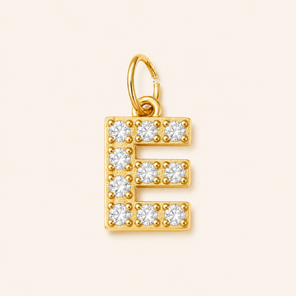 Crystal Letter Charms