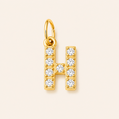 Crystal Letter Charms