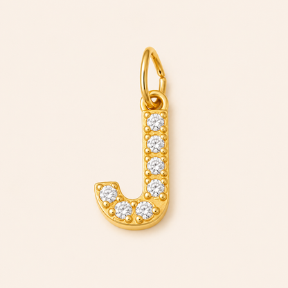 Crystal Letter Charms