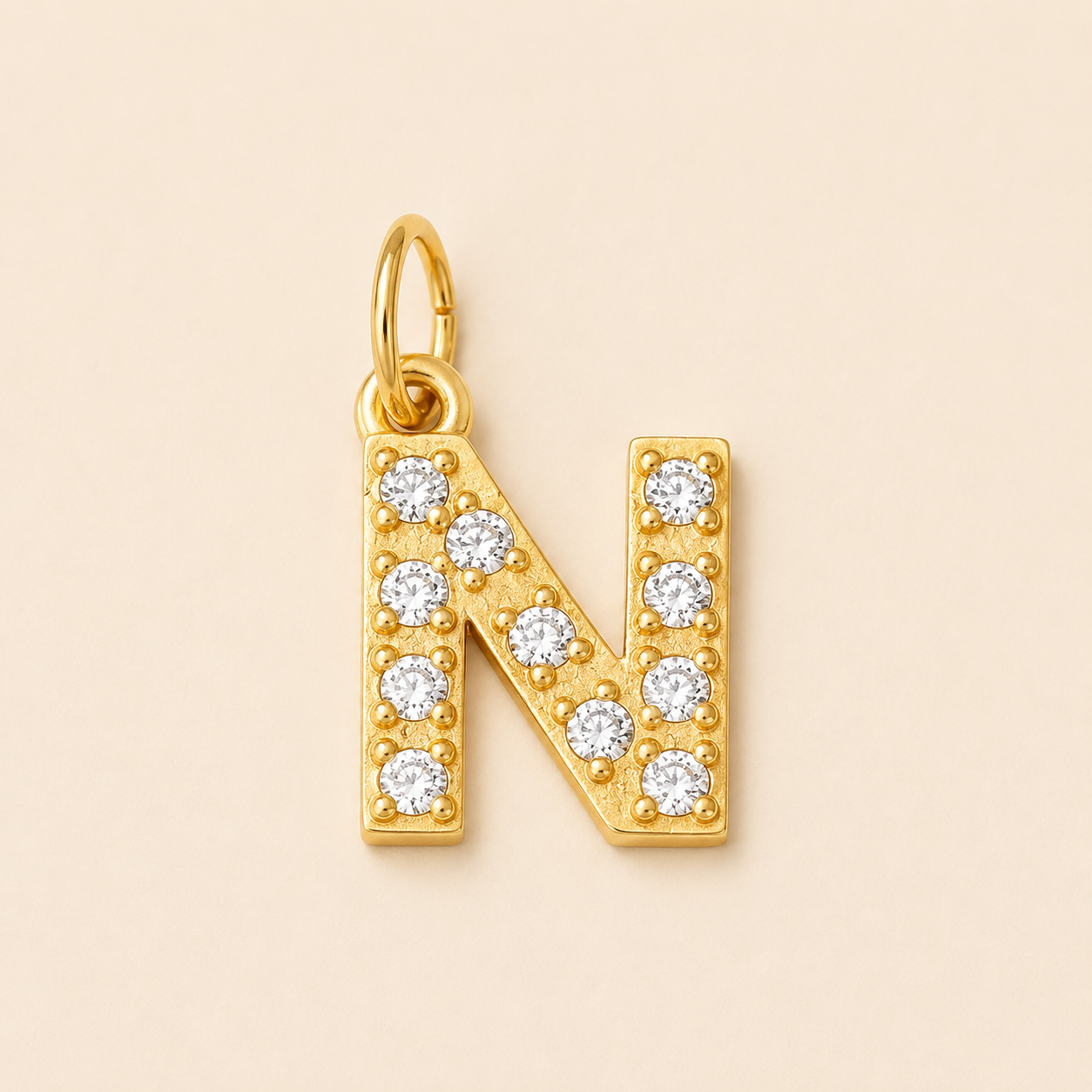 Crystal Letter Charms