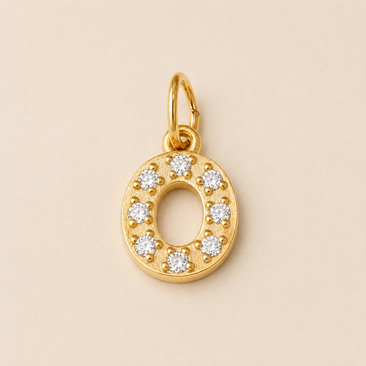 Crystal Letter Charms