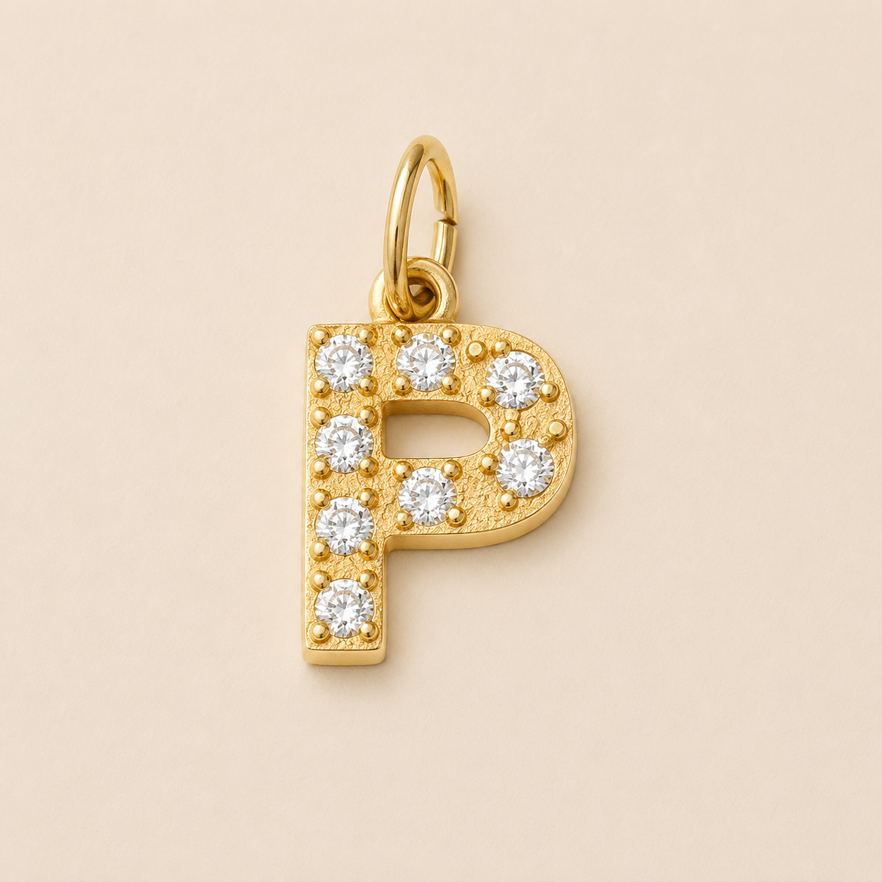 Crystal Letter Charms