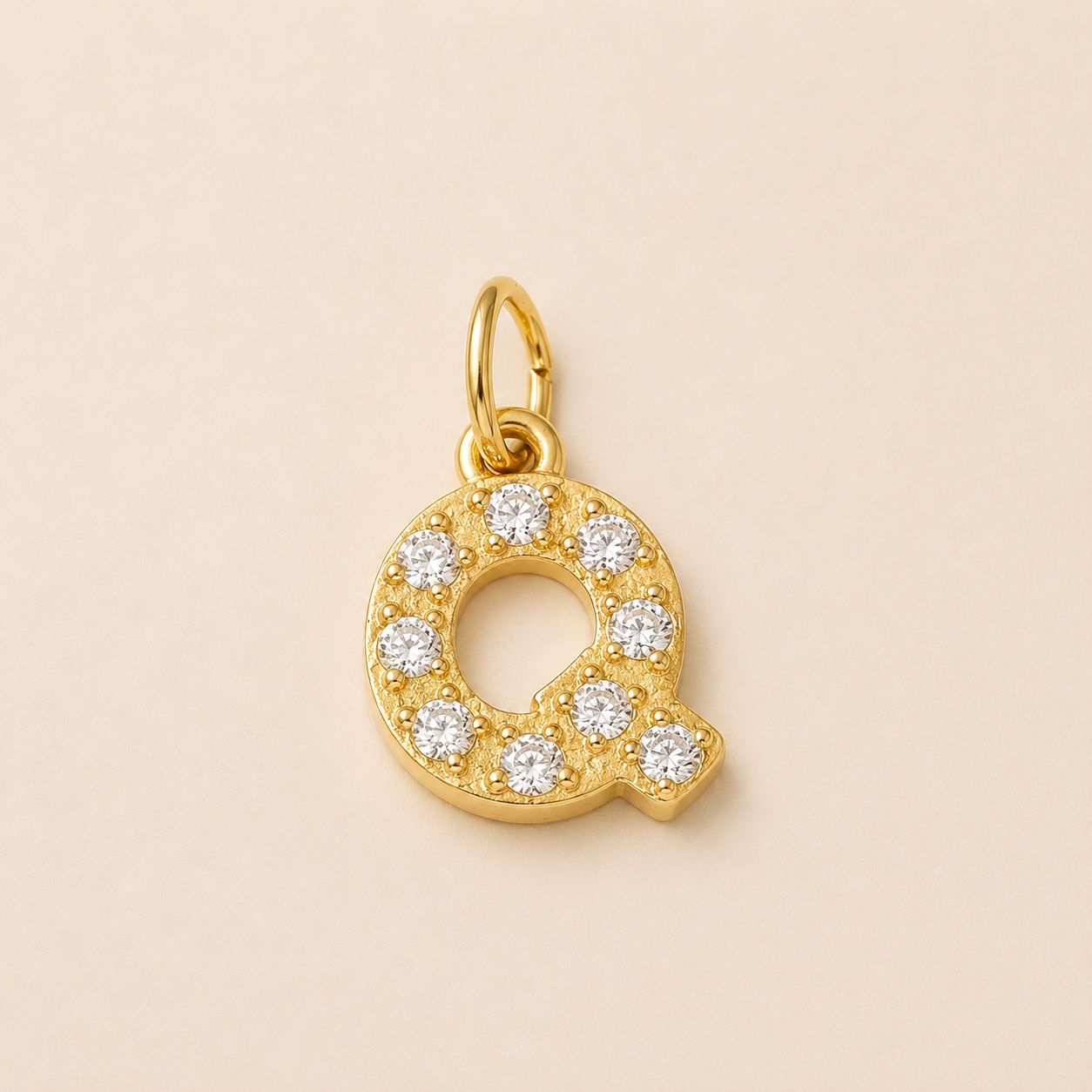 Crystal Letter Charms