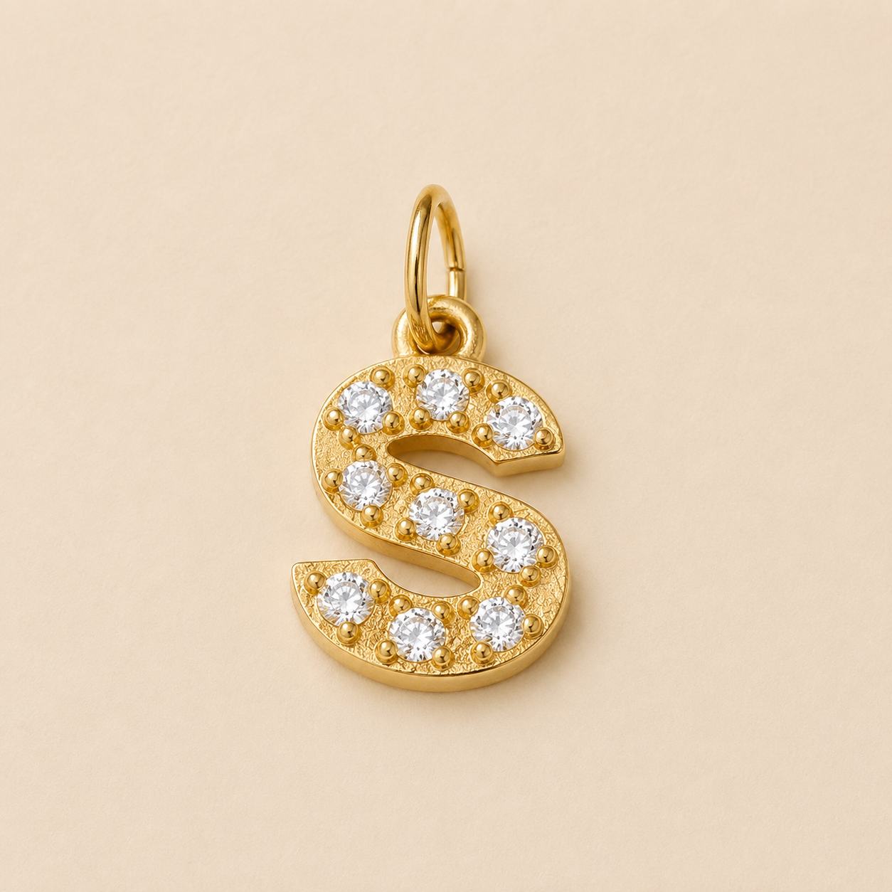 Crystal Letter Charms