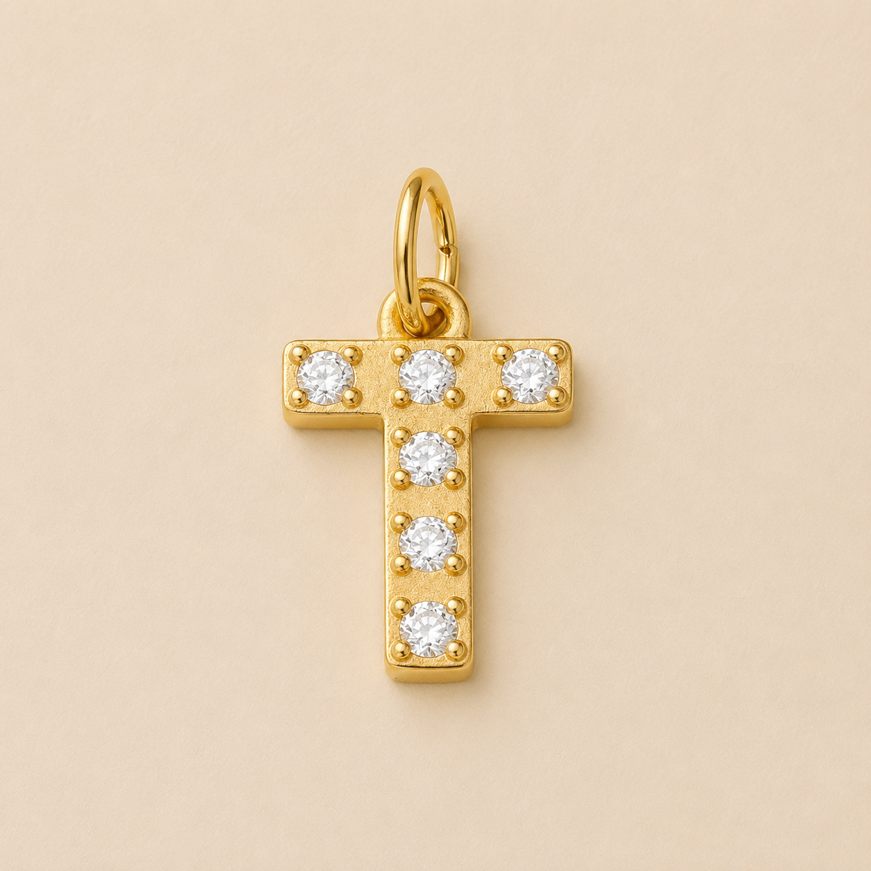 Crystal Letter Charms