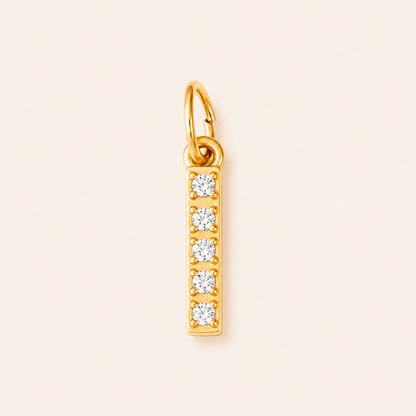 Crystal Letter Charms