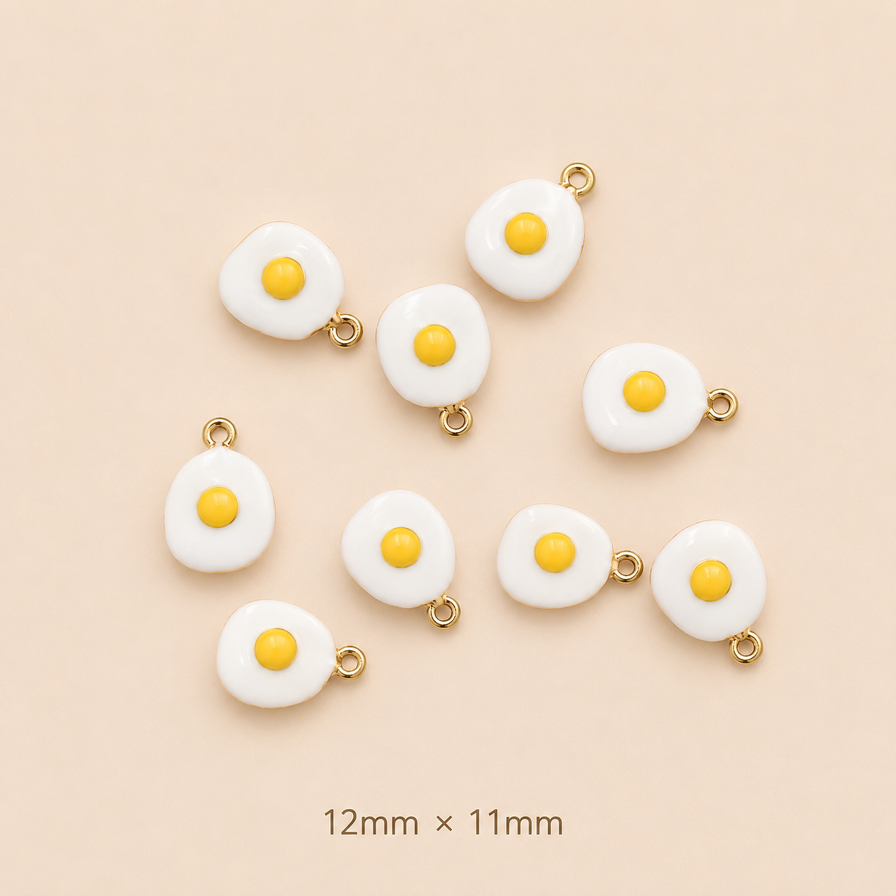 Fried Egg Charm