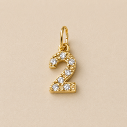 Crystal Number Charms
