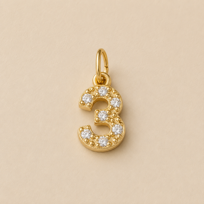 Crystal Number Charms