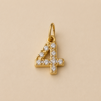 Crystal Number Charms