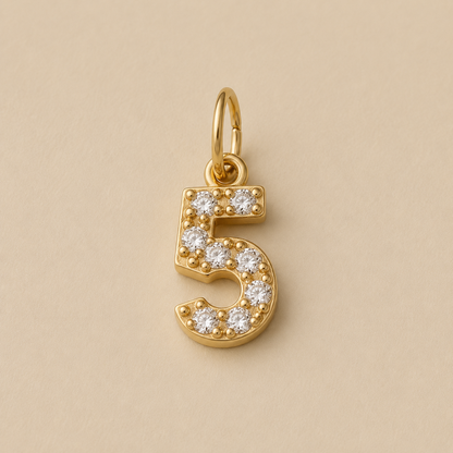 Crystal Number Charms