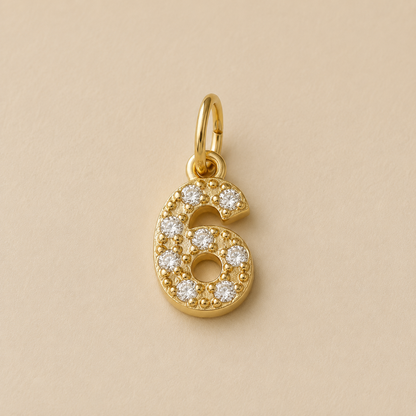 Crystal Number Charms