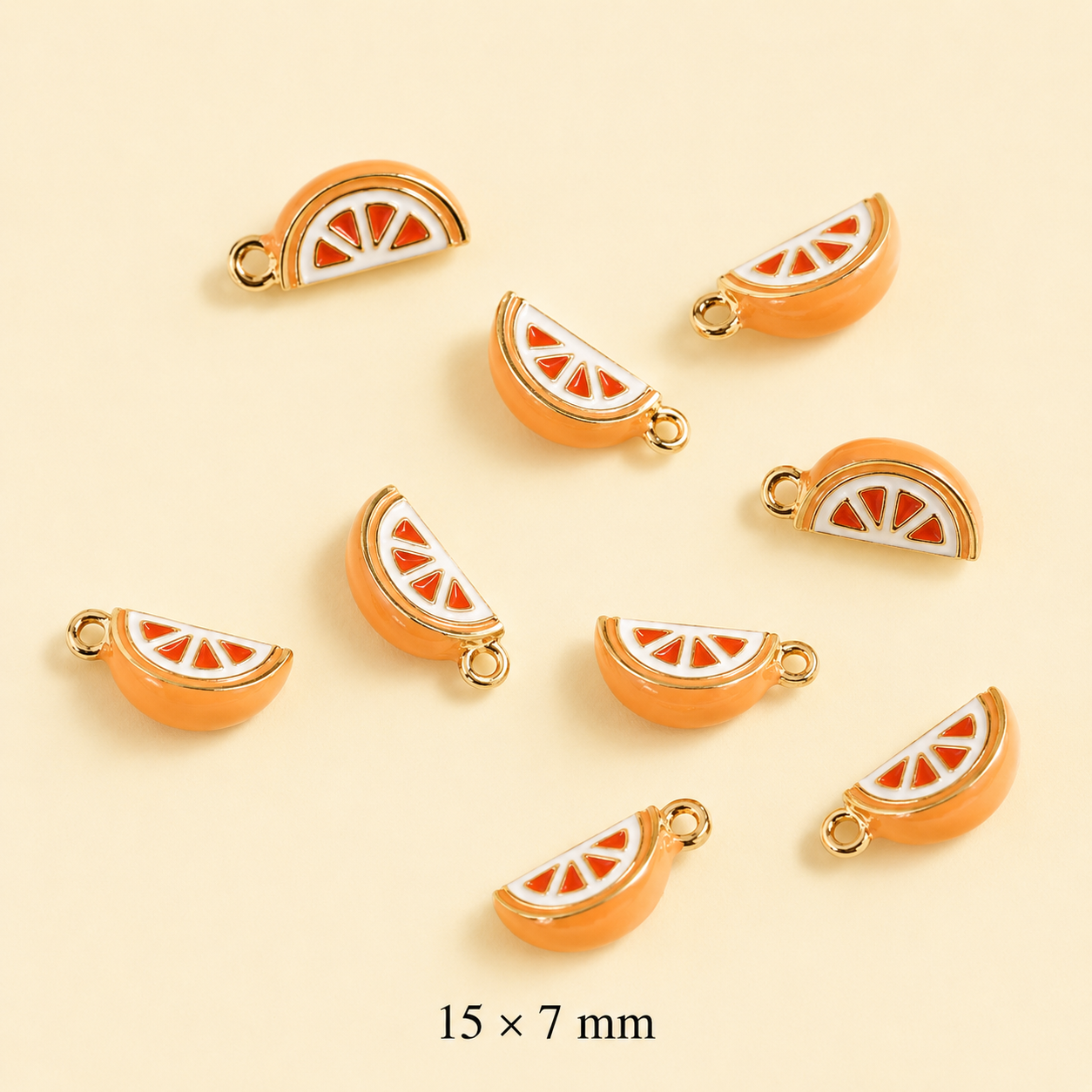 Orange Slice Charm