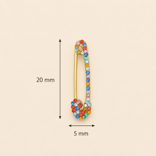 Safety Pin Charm