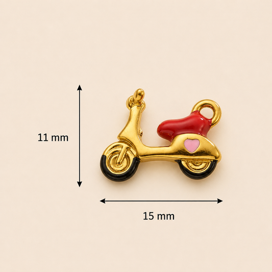 Vintage Scooter Charm