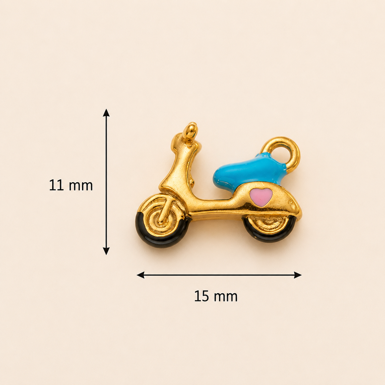 Vintage Scooter Charm